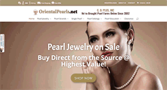 Desktop Screenshot of orientalpearls.net